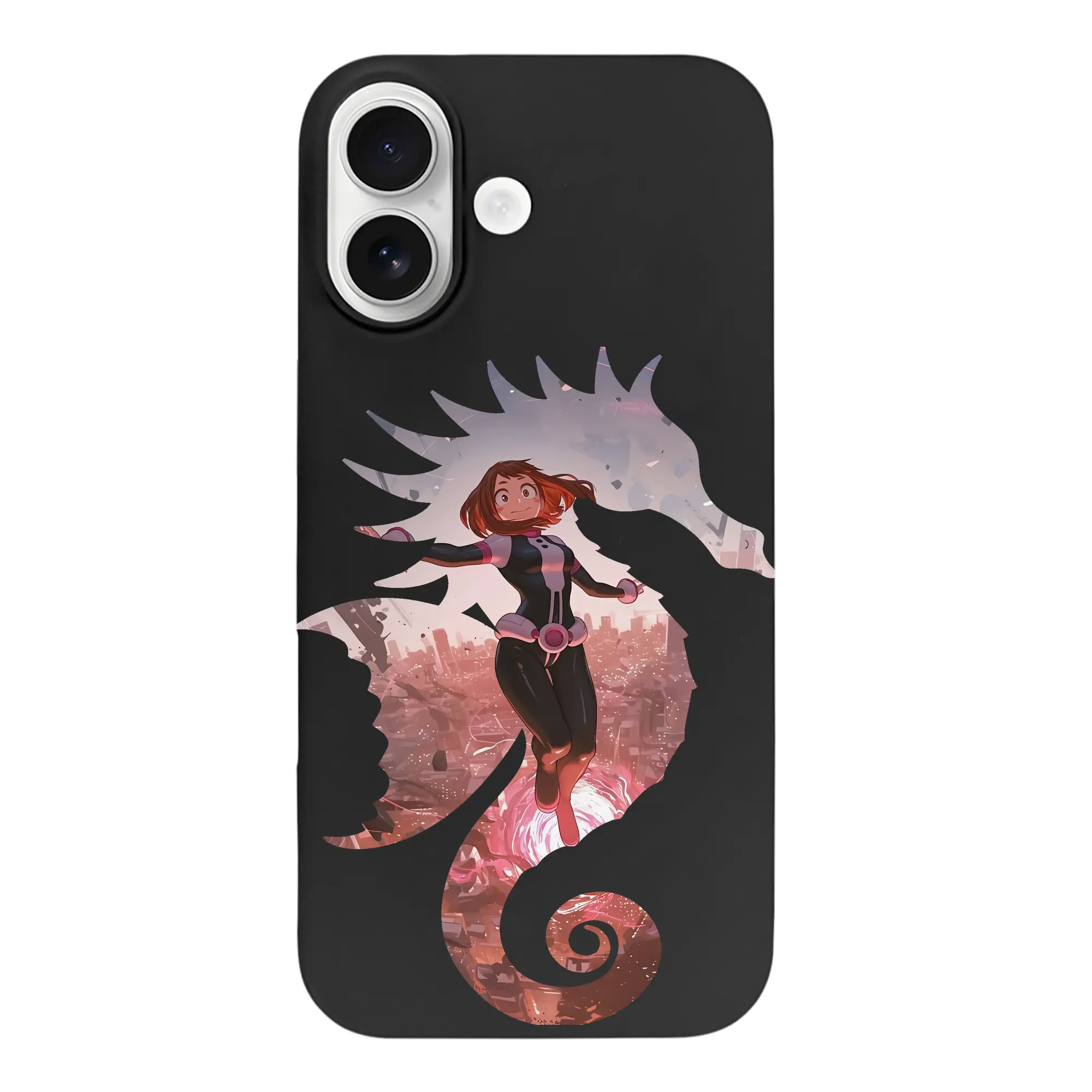 僕のヒーローアカデミア グッズ,麗日お茶子 - iPhone 17 シリーズ シリコンケース 薄型 耐衝撃 指紋防止 ソフトタッチカバー 精密フィット 傷防止 保護ケース iPhone 17/17 Air/17 Pro/17 Pro Max 対応